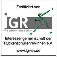 Die Interessengemeinschaft der Rückenschullehrer/Innen e.V. empfiehlt das Relax 2000 Schlafsystem